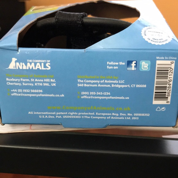 Baskerville dog Muzzle Black plastic & fabric box - Picture 10 of 11